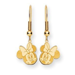 Disney Minnie Mouse Shepherd Hook Earrings