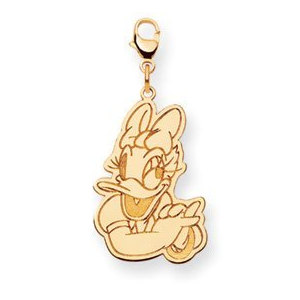 Disney Daisy Duck Large Lobster Clasp Charm