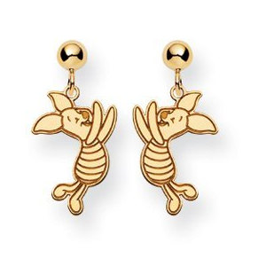 Disney Piglet Dangle Post  Earrings