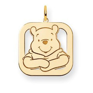 Disney Winnie the Pooh Medium Square Charm