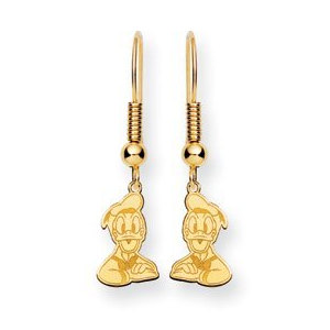 Disney Donald Duck Dangle Shepherd Hook Earrings
