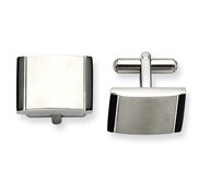 Engravable Rectangle Stainless Steel Cufflinks