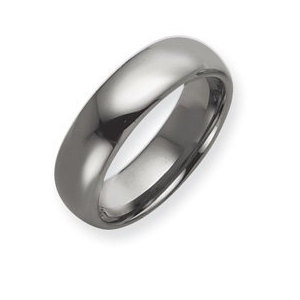 Tungsten 7mm Polished Wedding Band