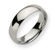 Sterling Silver 6mm Comfort Fit Wedding Band