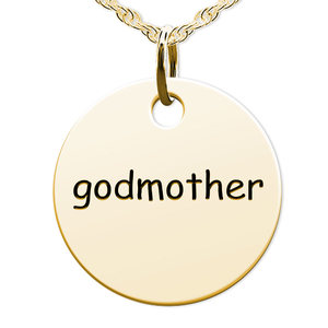 Godmother  Round Disc Charm