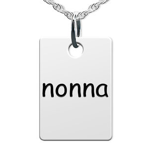 Nonna  Rectangle Shaped Charm