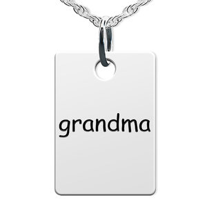 Grandma Rectangle Shaped Charm