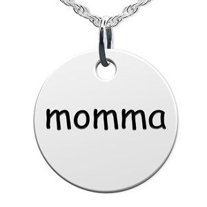 Momma Round Disc Charm