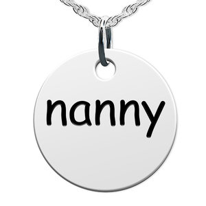 Nanny Round Disc Charm