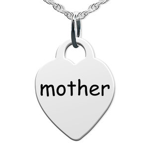 Mother Heart Shaped Charm