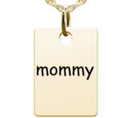 Mommy Rectangle Shaped Charm