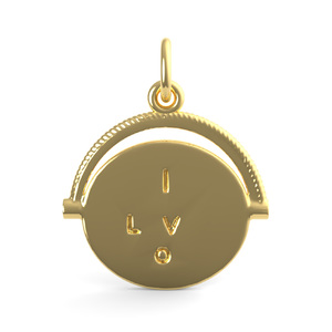 I Love You Spinner Charm
