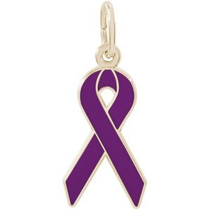 RIBBON RELAY FOR LIFE PURPLE