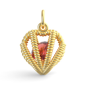 Embraced with Love January Stone Charm 8350 001 