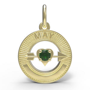 May Love Birthstone Charm