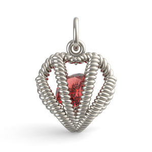 Embraced with Love January Stone Charm 8350 001 