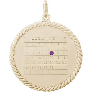 CALENDAR ROPE FRAME ENGRAVABLE