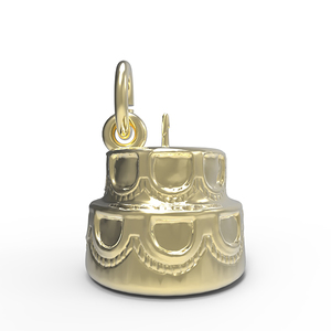 Hollow Two Tier Cake with Candle Charm