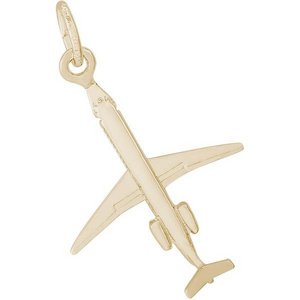 Large Airplane Charm