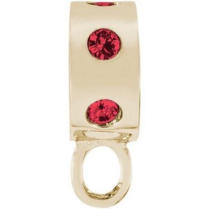 CHARMDROP RED STONES