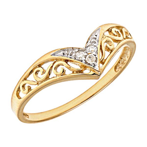 real gold promise rings