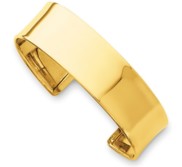 Custom Engraved 14k Gold Women s Bangle ID Bracelet