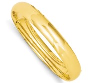 Custom Engraved 14k Gold Women s Hinged Bangle ID Bracelet