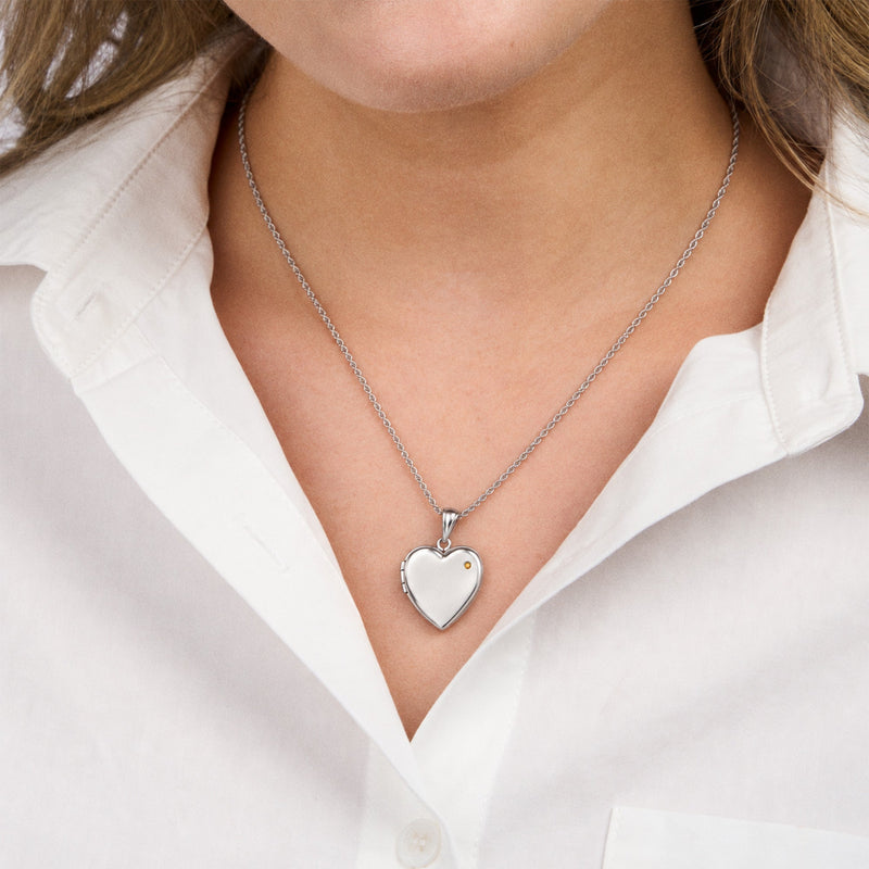 White Gold Lockets