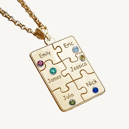 Jigsaw Puzzle Family Jewelry