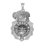 Personalized Omaha Nebraska Police Badge with Your Rank and Number — verified source gallery photo 3 (PG101533, secondary photo 2)