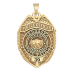 Gold-tone Nebraska Highway Patrol badge pendant (PG101535, secondary photo 2)