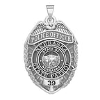 Silver-tone Nebraska Highway Patrol badge pendant (PG101535, secondary photo 3)