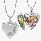 Roses Heart Photo Locket