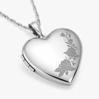 Roses Heart Photo Locket