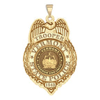 Personalized Vermont State Trooper Police Badge with Your Rank and Number — verified source gallery photo 3 (PG101606, secondary photo 2)