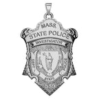 Personalized Massachusetts State Police Badge with Rank, Number & Dept. — verified source gallery photo 3 (PG101745, secondary photo 3)