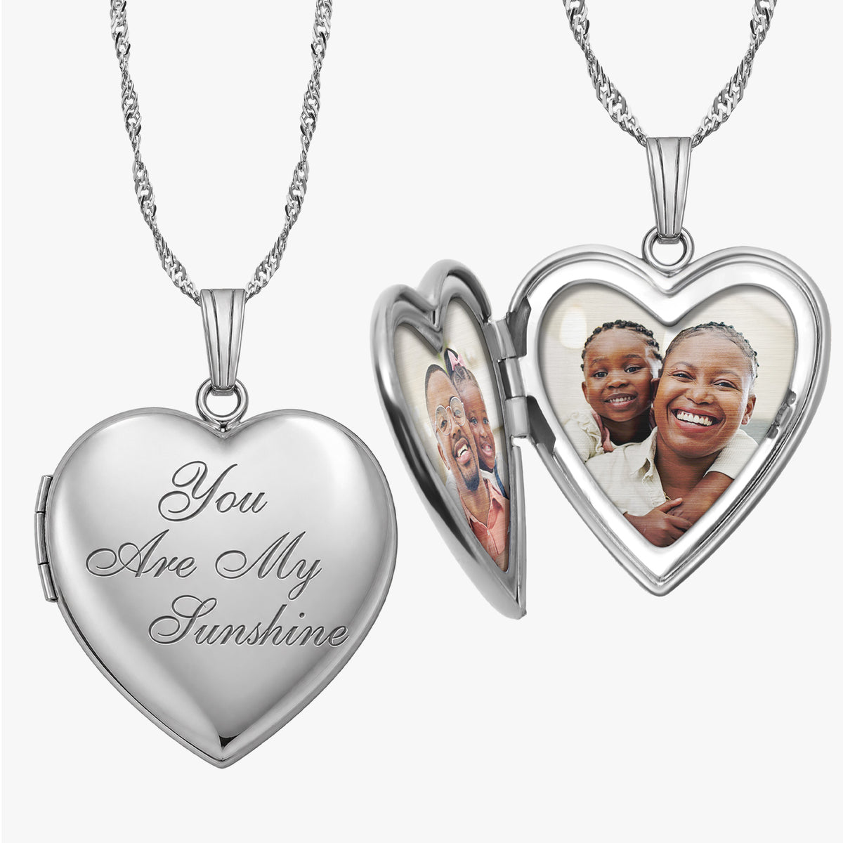 You Are My Sunshine Heart Photo Locket