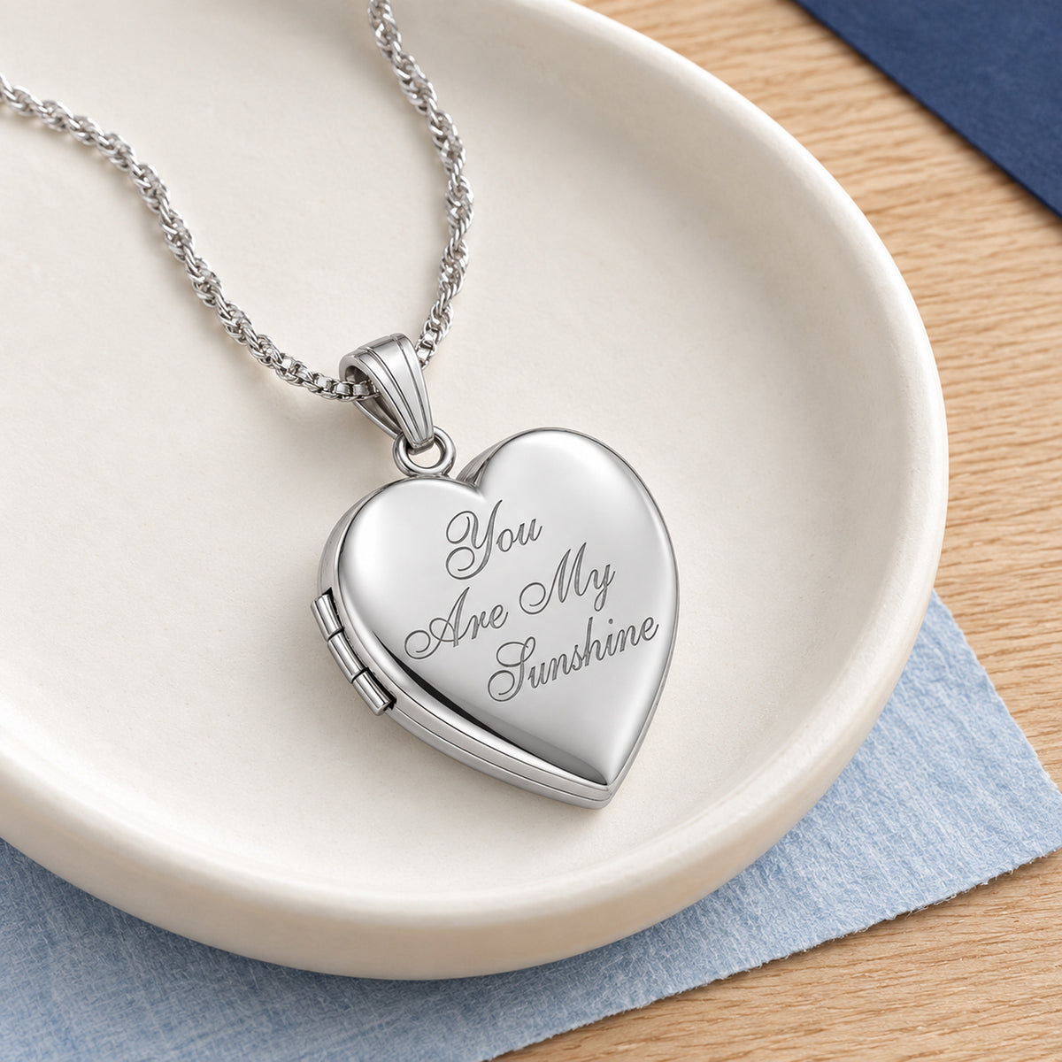 You Are My Sunshine Heart Photo Locket - lifestyle