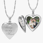 Always In My Heart  Heart Photo Locket