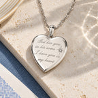 God has you.. Diamond Heart Photo Locket - lifestyle