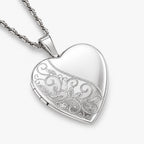 Floral Heart Photo Locket