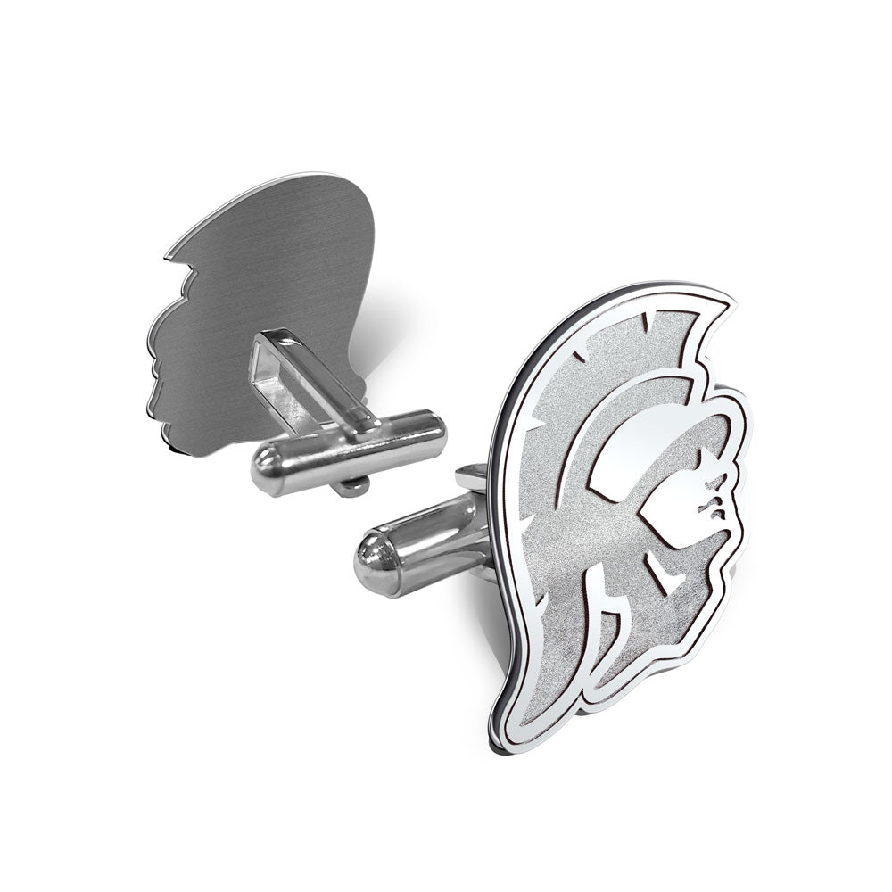 Pair of Usc Trojan Head Cufflinks