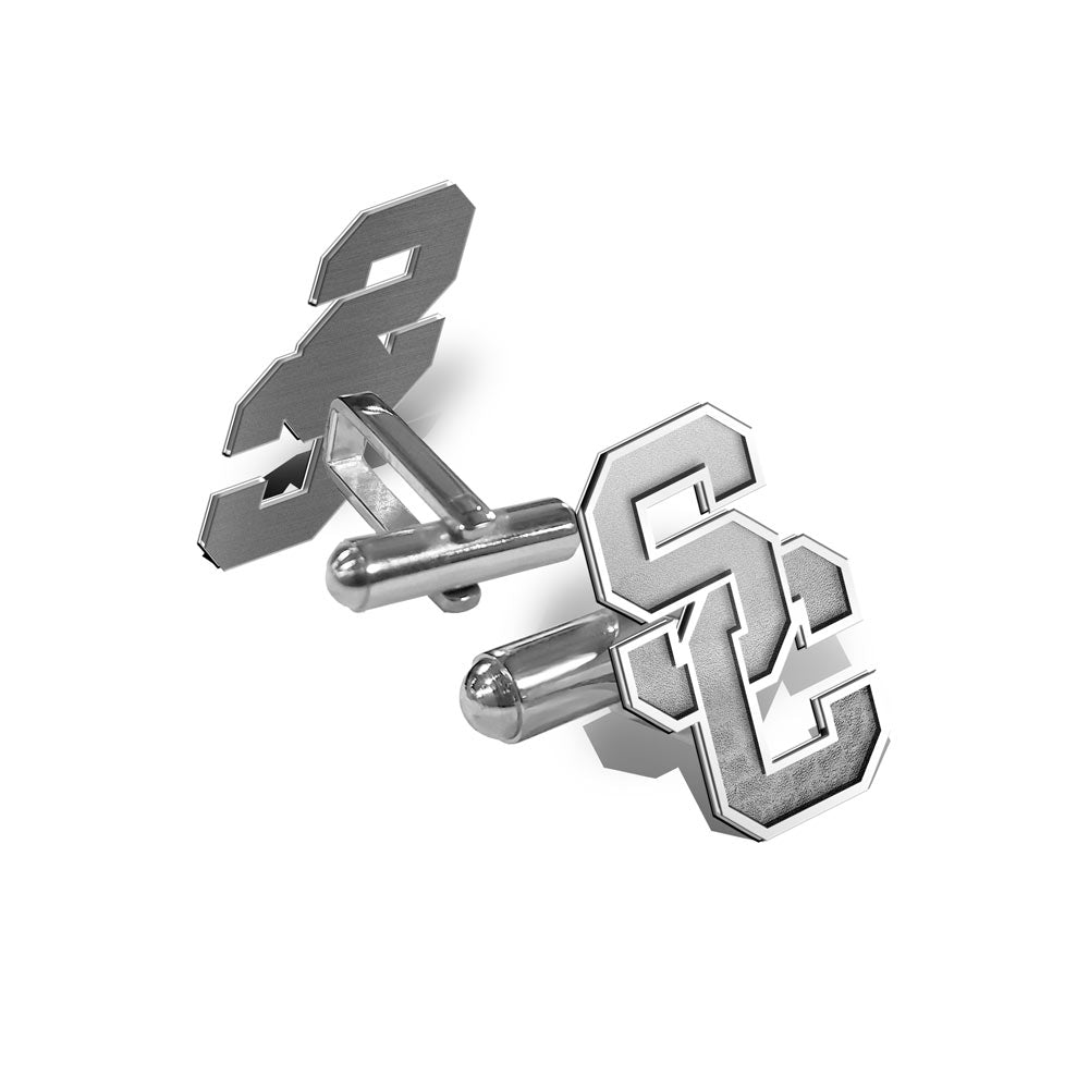Pair of Usc Interlocking Sc Cufflinks