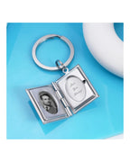 Rectangle Locket Keychain