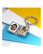 Rectangle Locket Keychain