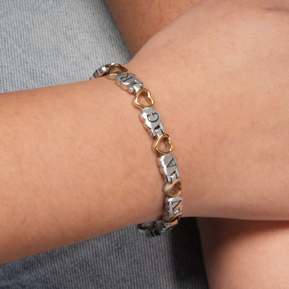 Custom Engraved Sterling Silver Curb Link ID Bracelet