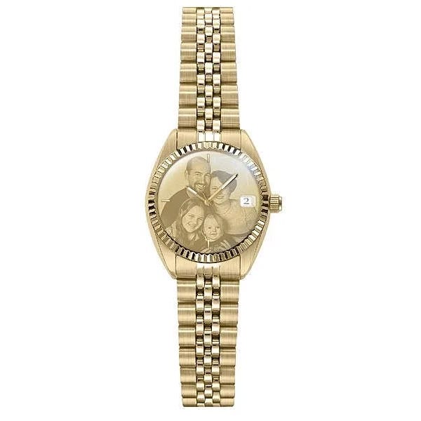 Women’s Custom Swiss QuartzLine Photo Laser Watch