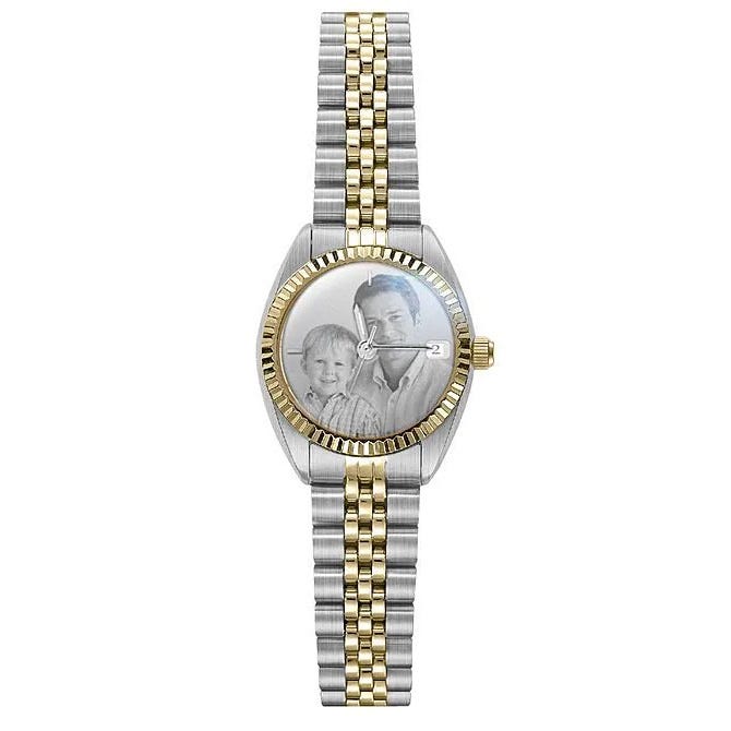 Women’s Custom Swiss QuartzLine Photo Laser Watch