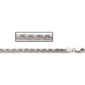 Sterling Silver 4.75mm Diamond Cut Rope Chain