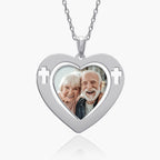 Heart Pendant with Cross Design
